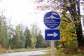 Evacuation sign at Mt. Rainier. Credit: U.S. Geological Survey