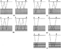 Figure 6.0-18  A sketch of raypaths associated with various types of multiples. The shallowest interface in each case represents the water bottom. See text for details.