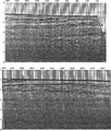 Figure 10.4-1  The West of Shetlands line: CMP stack in two parts. Event A corresponds to a major unconformity and event B corresponds to the top of the volcanic layer. (Data courtesy BP Exploration and Production.)