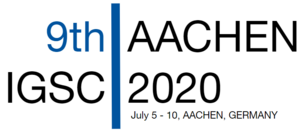IGSC 2020, July 5-10 at RWTH Aachen University, Germany